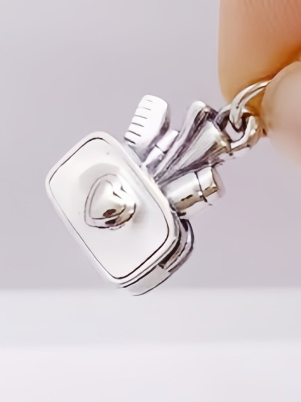 James Avery Love My Makeup Bag Charm in Sterling Silver